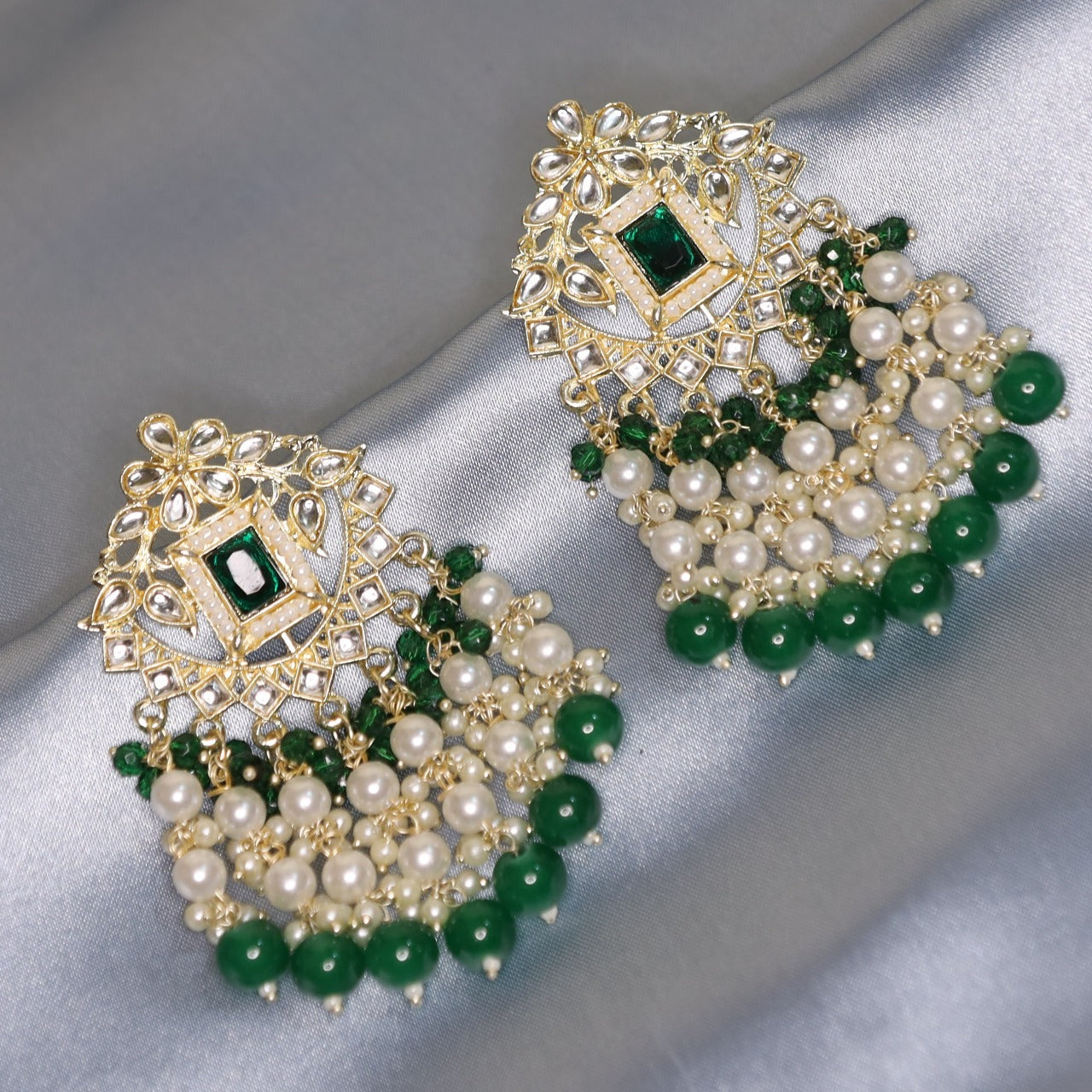 Green Charvi Earrings