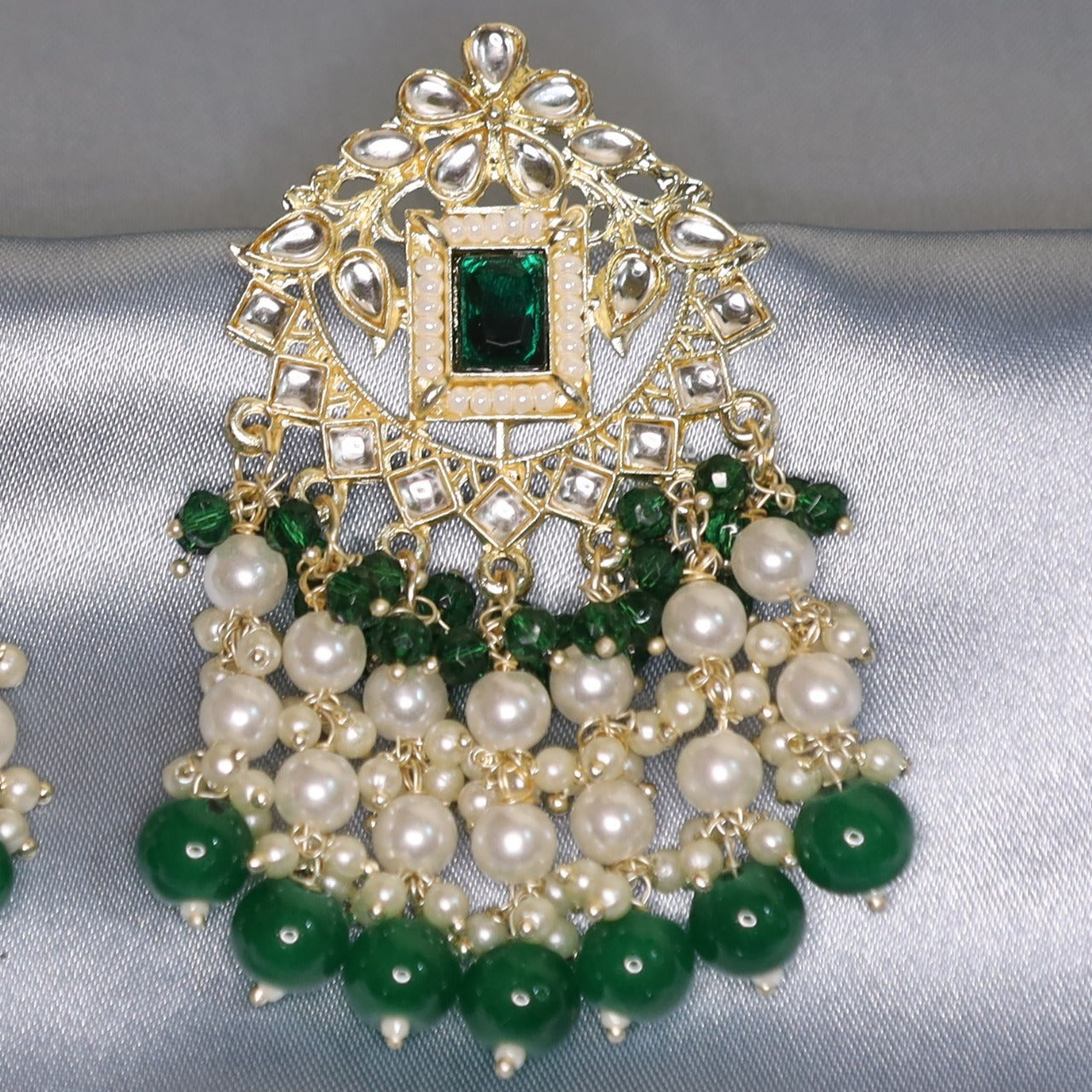 Green Charvi Earrings