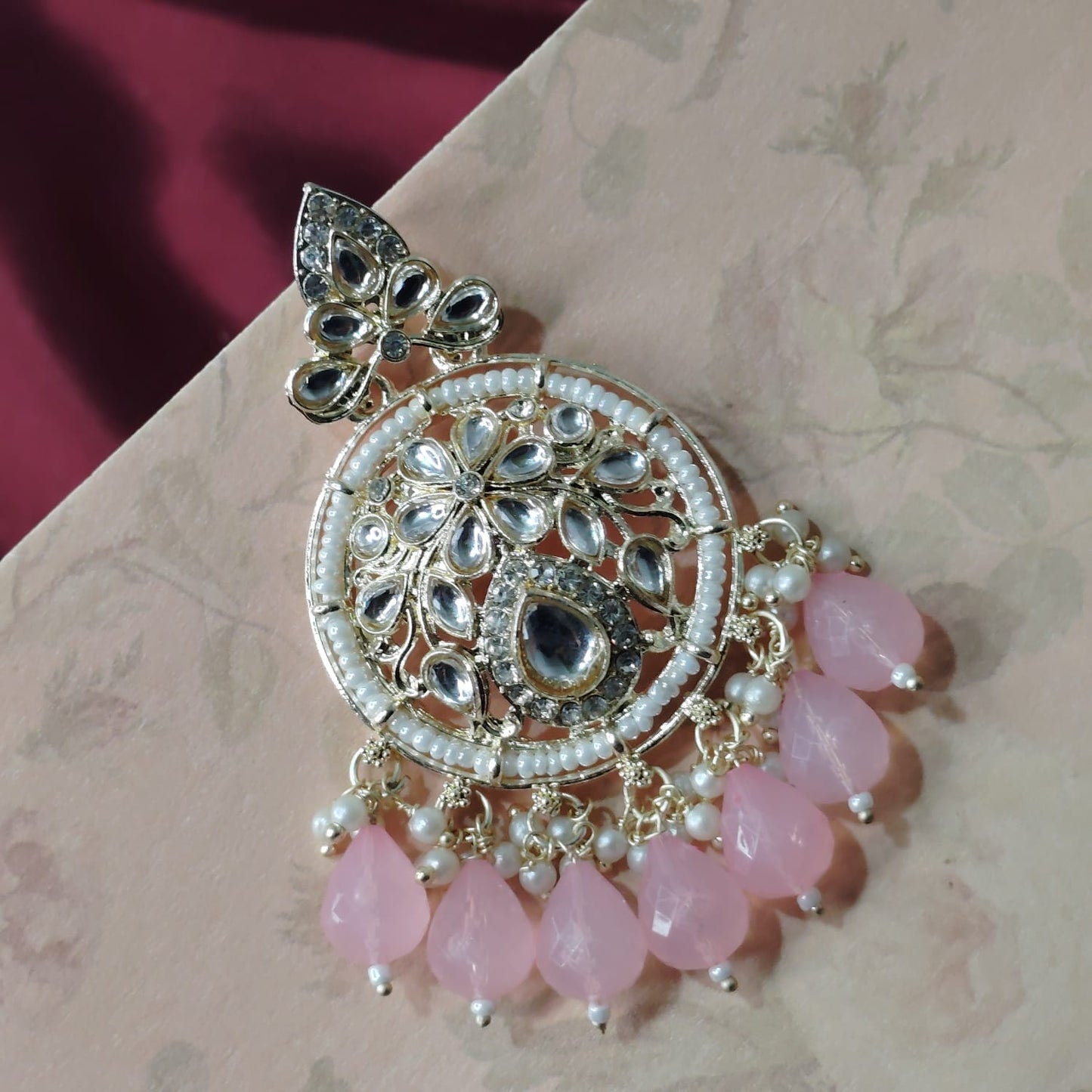 Pink Preet Chandbalis