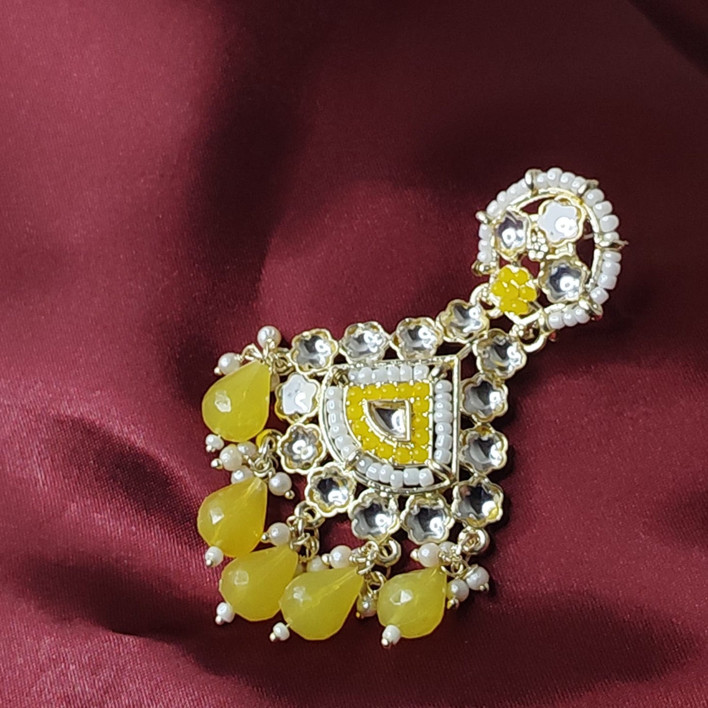 Yellow Nitya Earrings