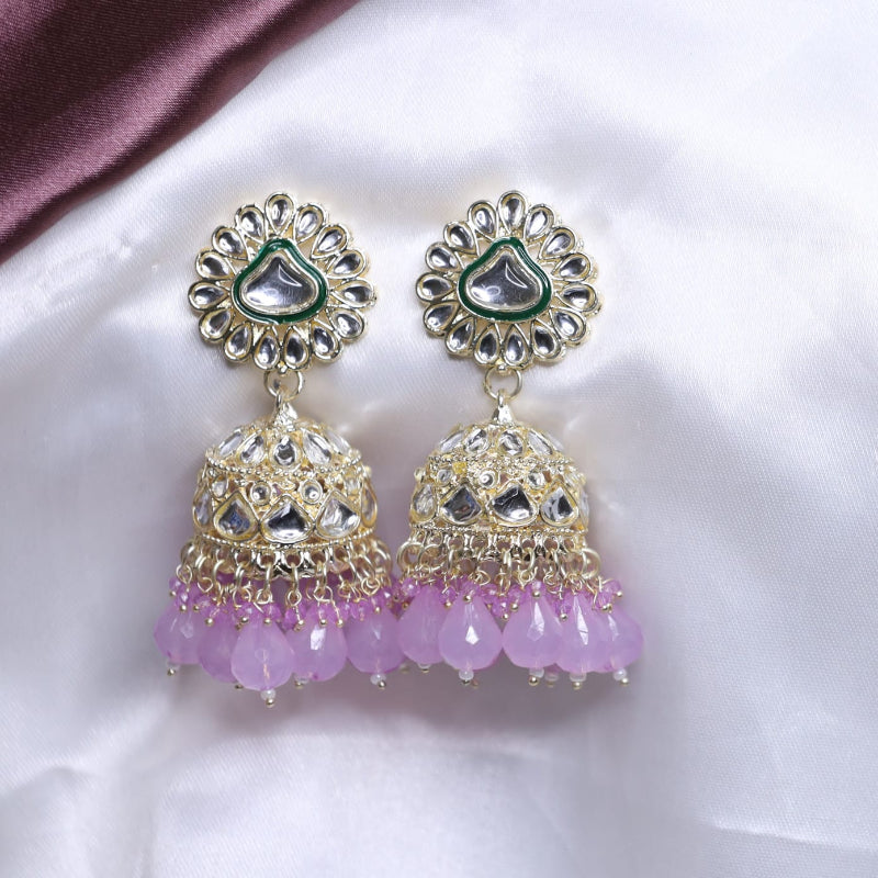 Lavender Rakhi Jhumka