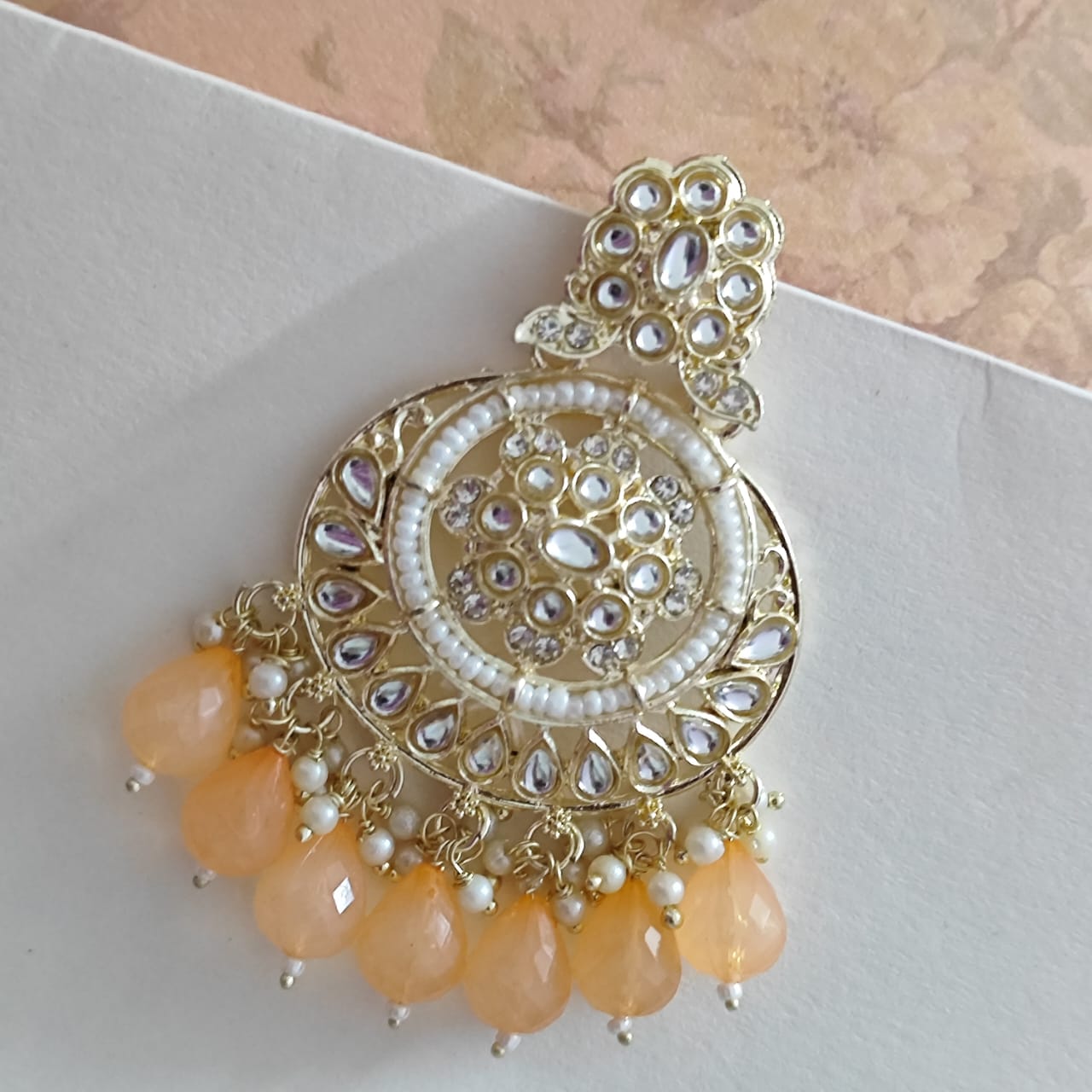 Orange Preet Chandbali