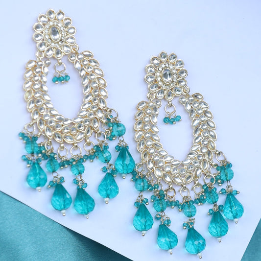 Green Palak Earrings