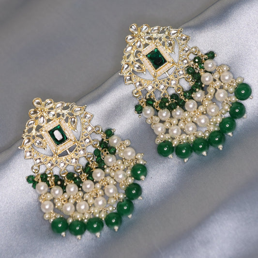 Green Charvi Earrings