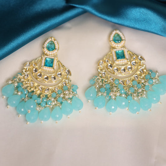 Turquoise Charvi2 Earrings