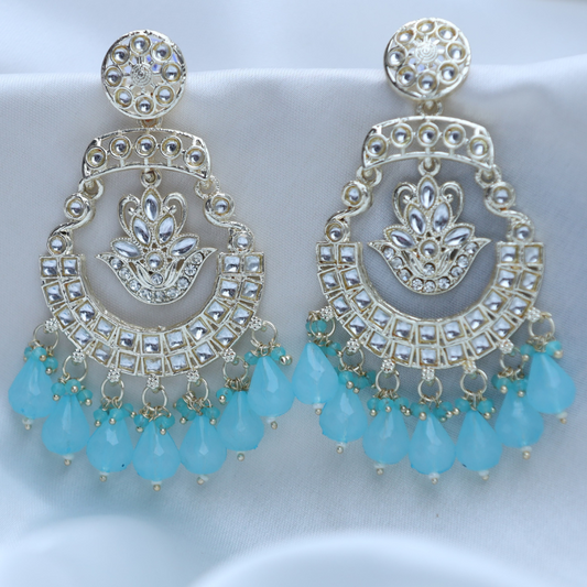 Blue Farida2 chandbalis