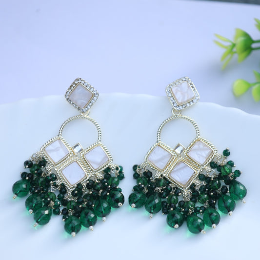 Green Bhumi Earrings