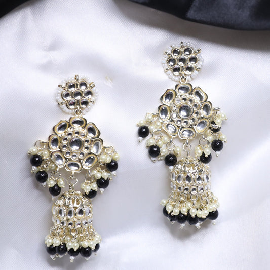 Black Zoya Jhumki