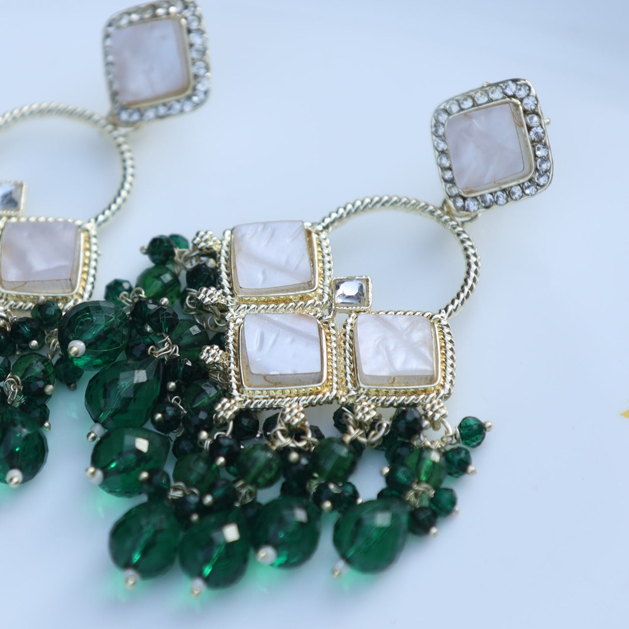 Green Bhumi Earrings