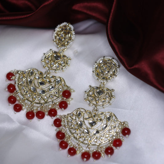 Red Lovish Chandbalis