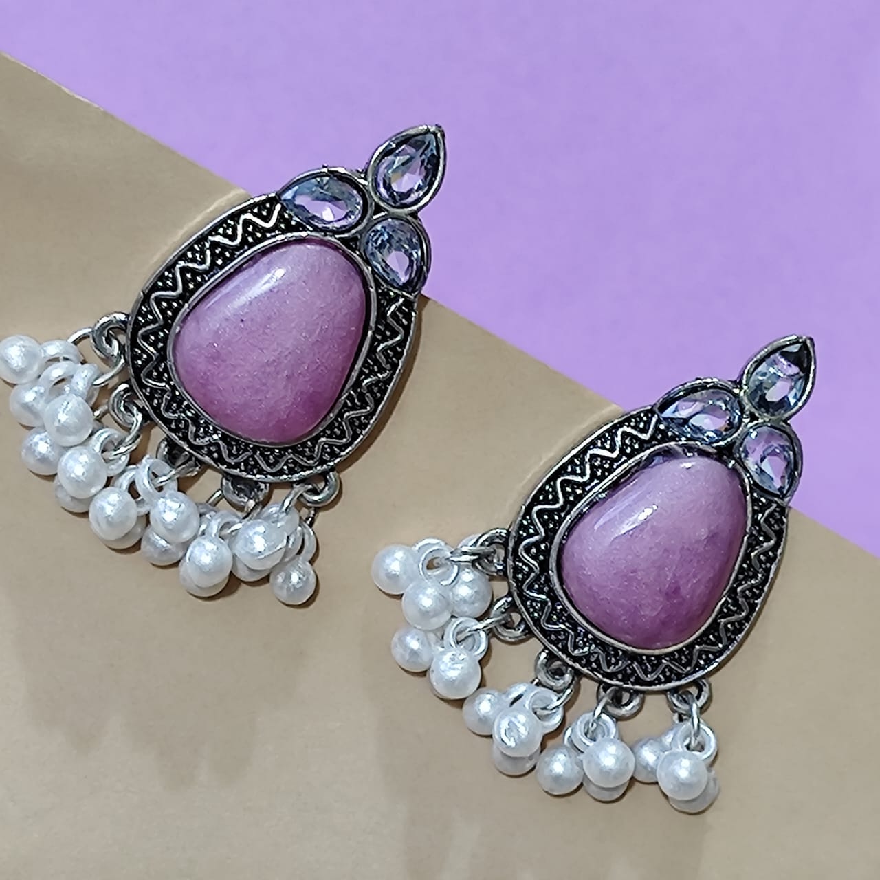 Lavender Juno Earrings