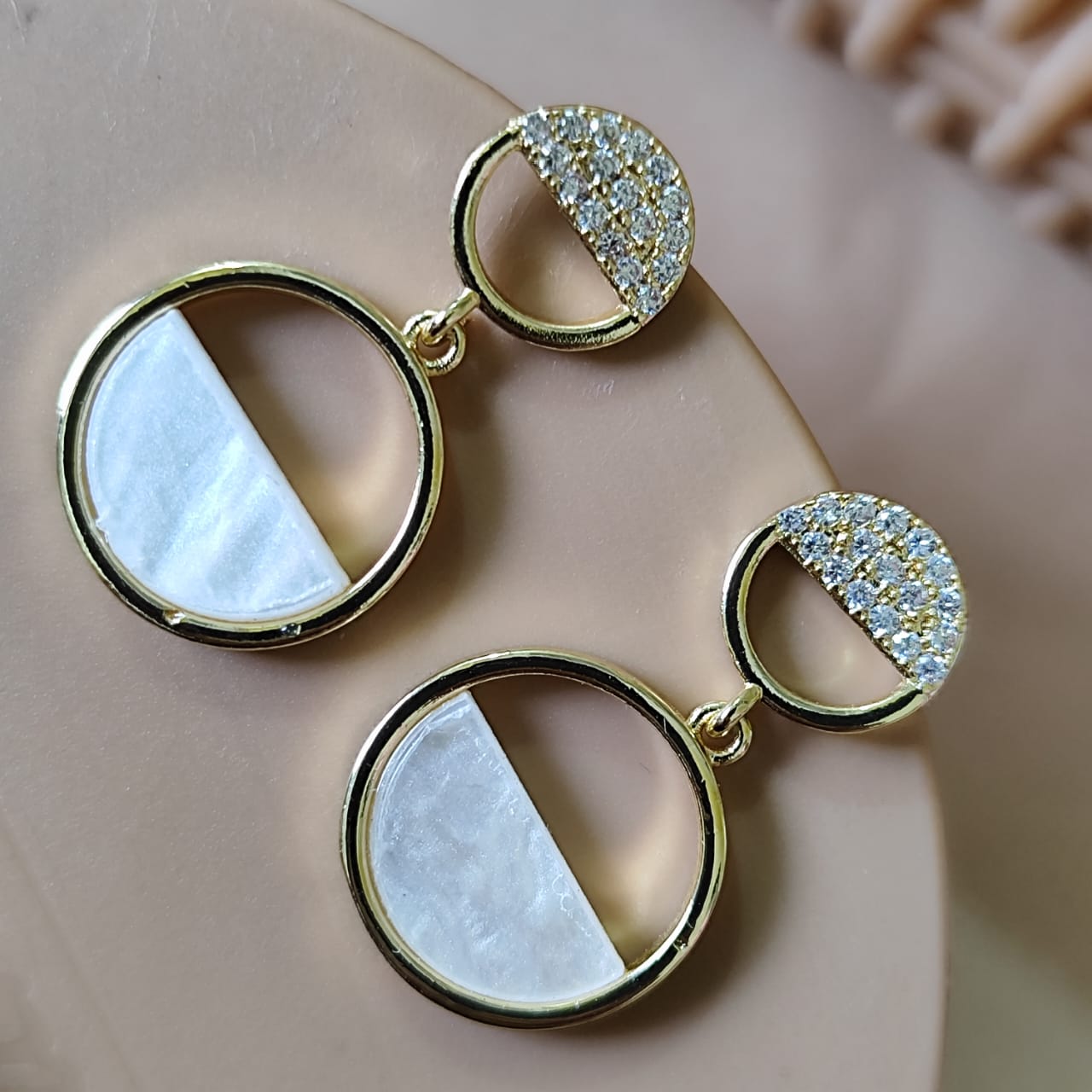 Gold Rim Earrings