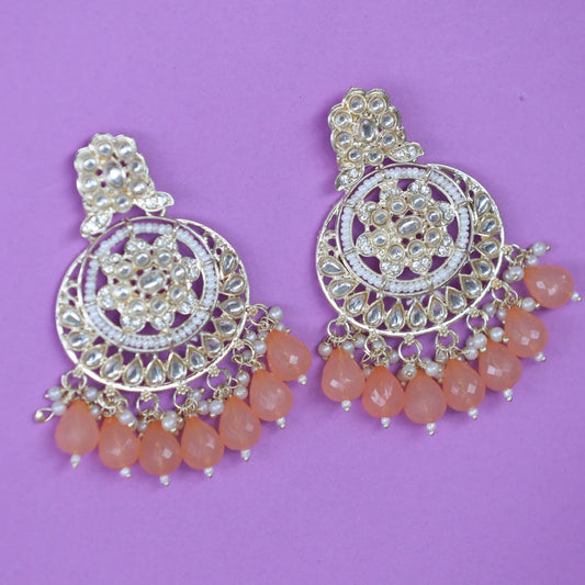 Orange Preet Chandbali
