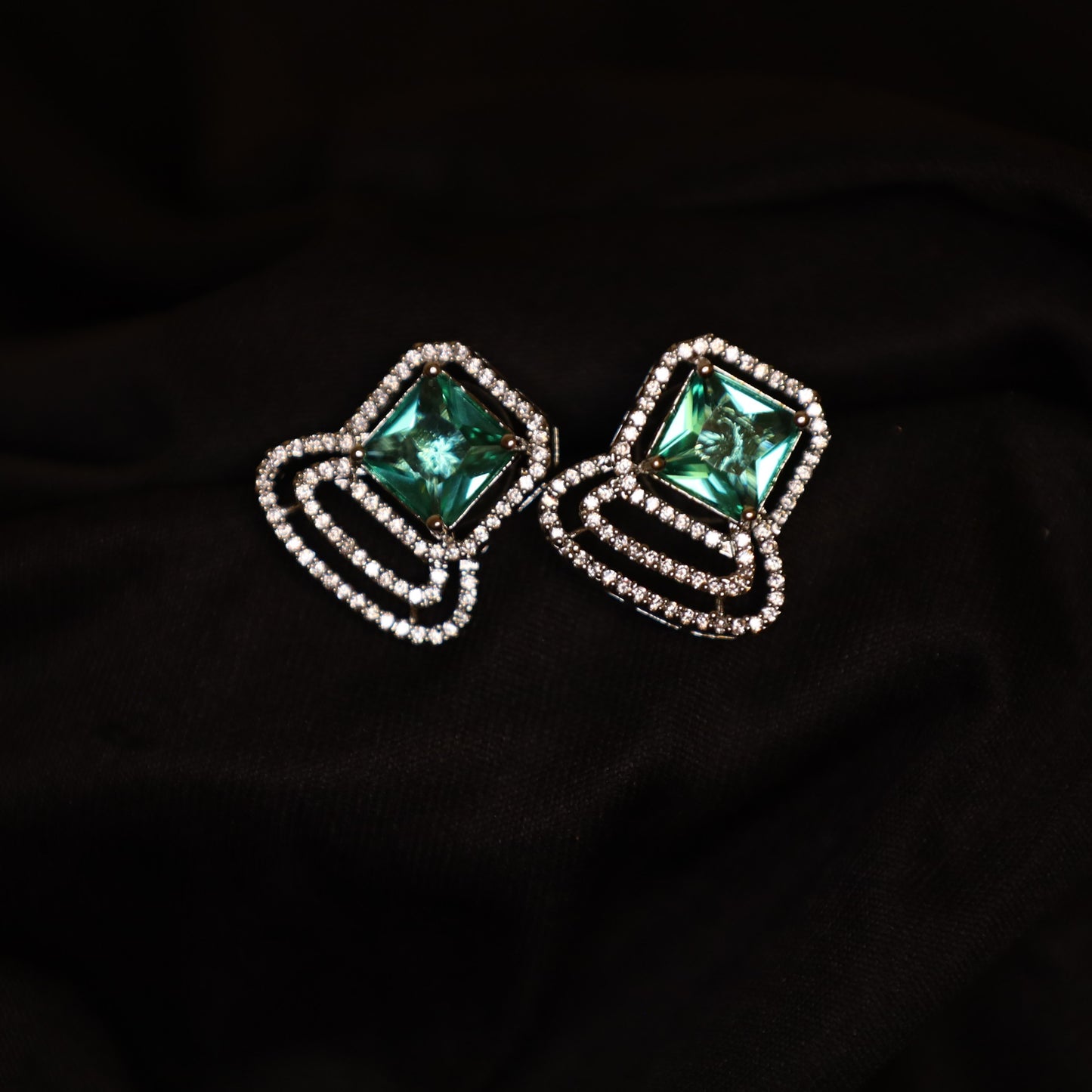Emarald Green Nova Studs