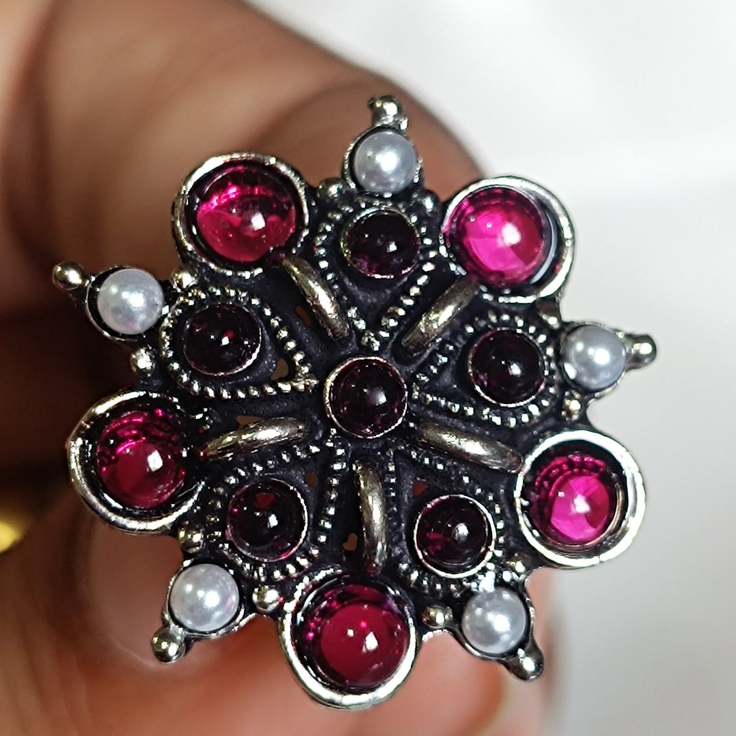 Pink Danica Studs