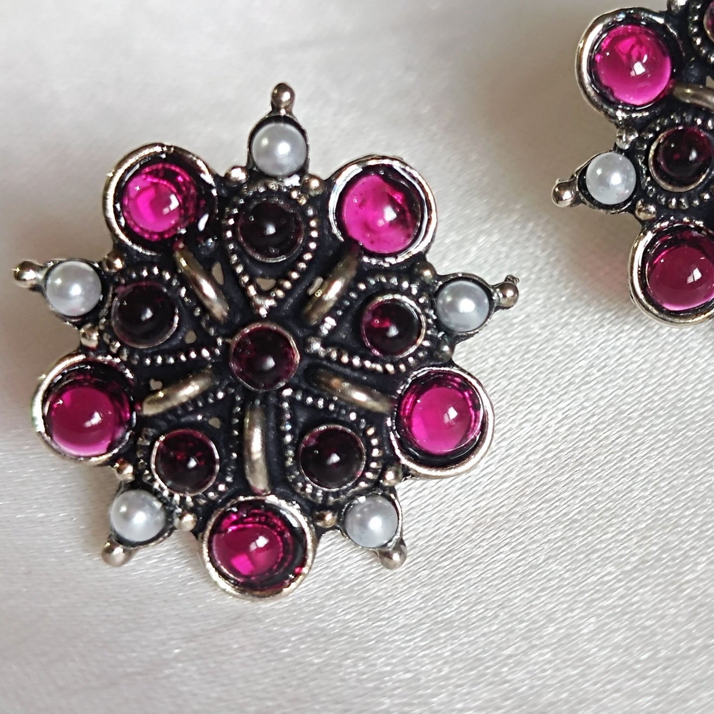 Pink Danica Studs
