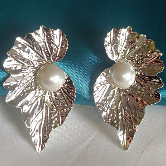 Silver Leaf Earrings