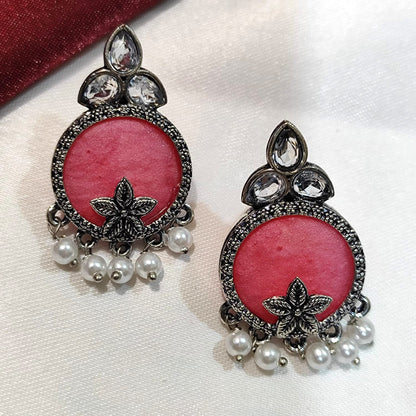 Pink Sage Earrings