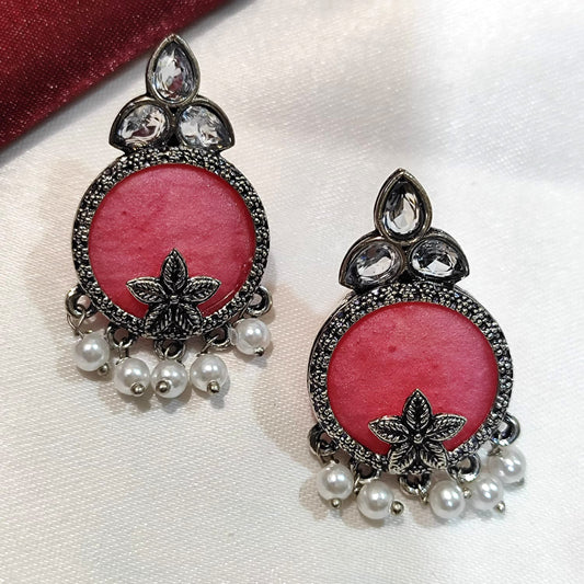 Pink Sage Earrings