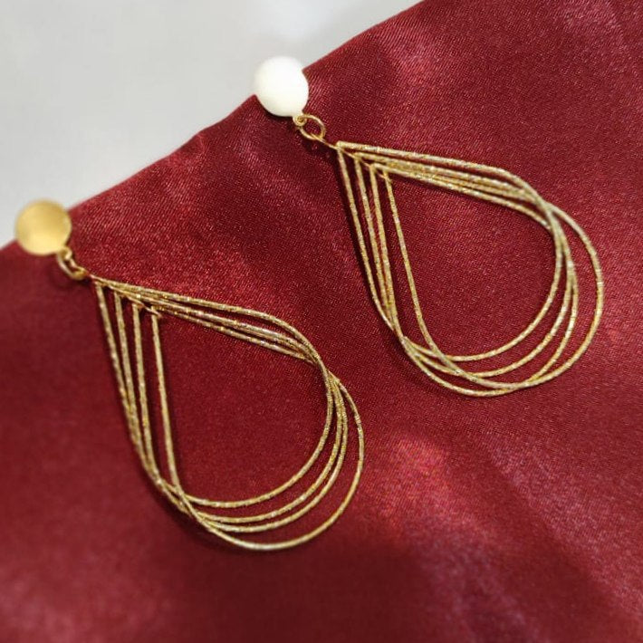 Gold Hemi Earrings