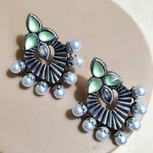 Green Zara Earrings