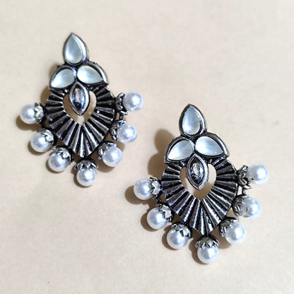 White Zara Earrings