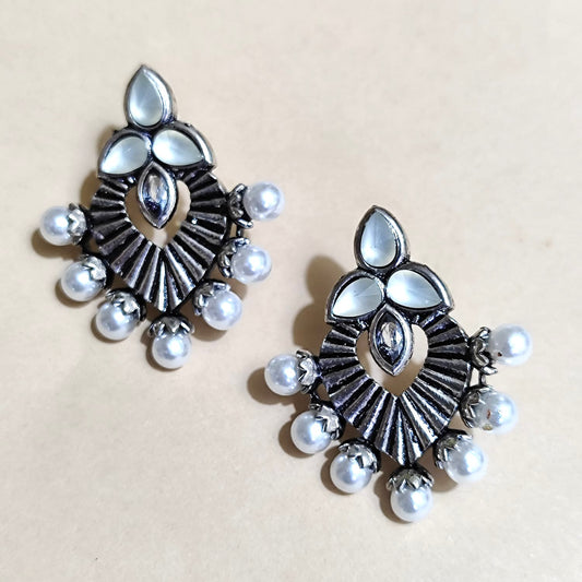 White Zara Earrings