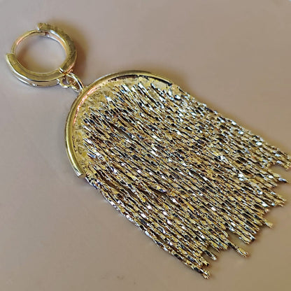 Gold Tassel Earrings