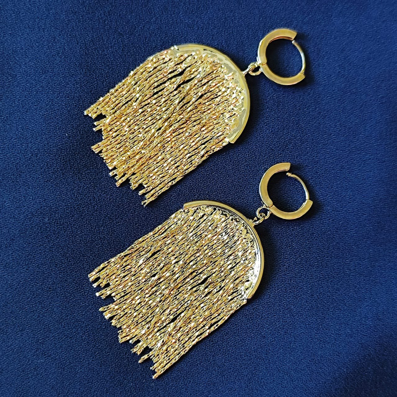 Gold Tassel Earrings