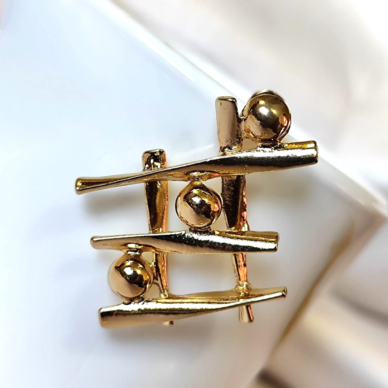 Gold Zigzag Earrings