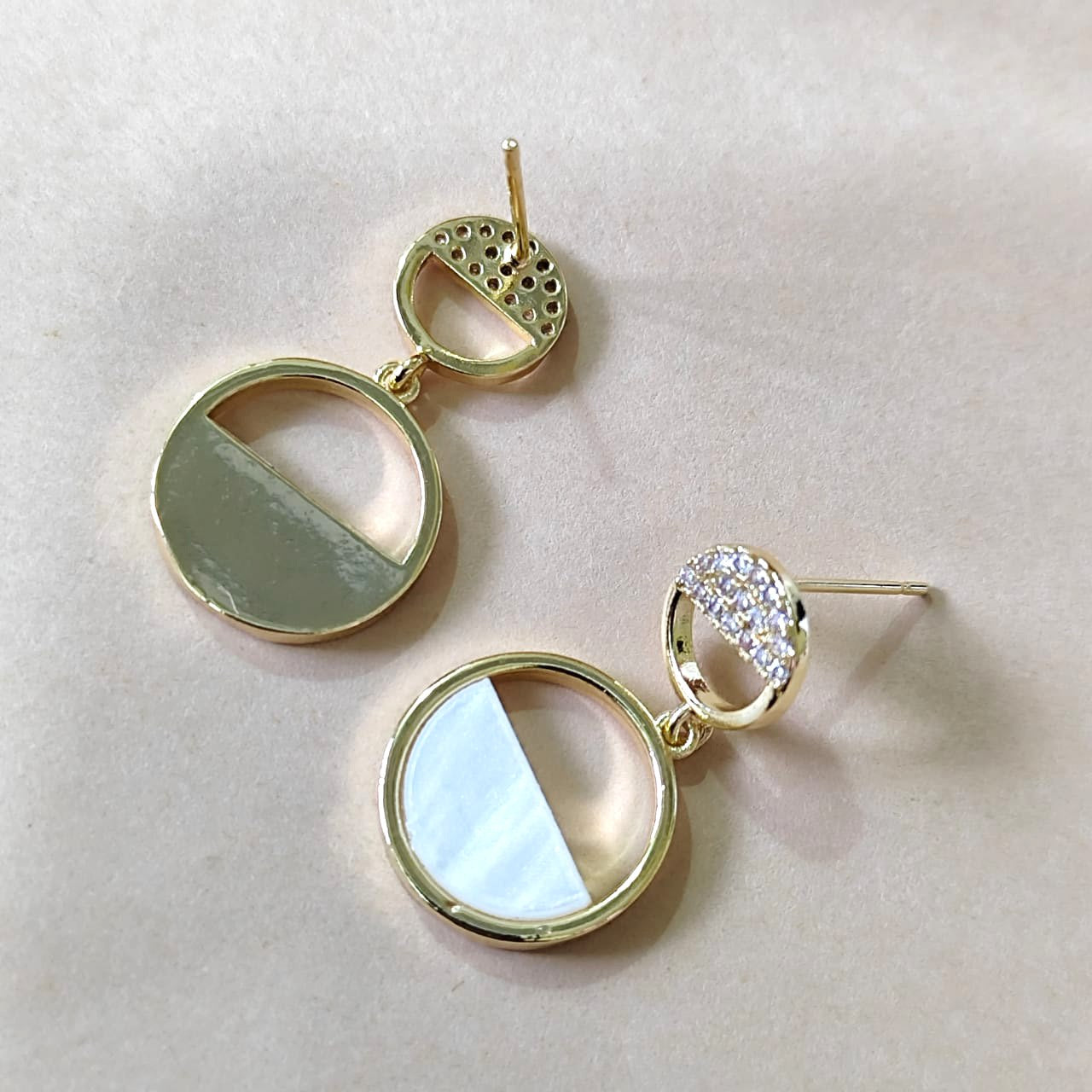 Gold Rim Earrings