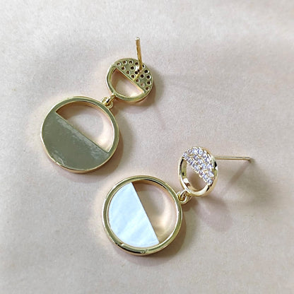 Gold Rim Earrings