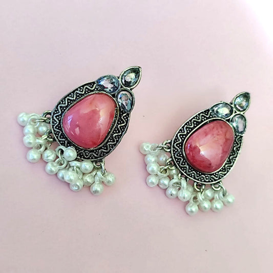 Pink Juno Earrings