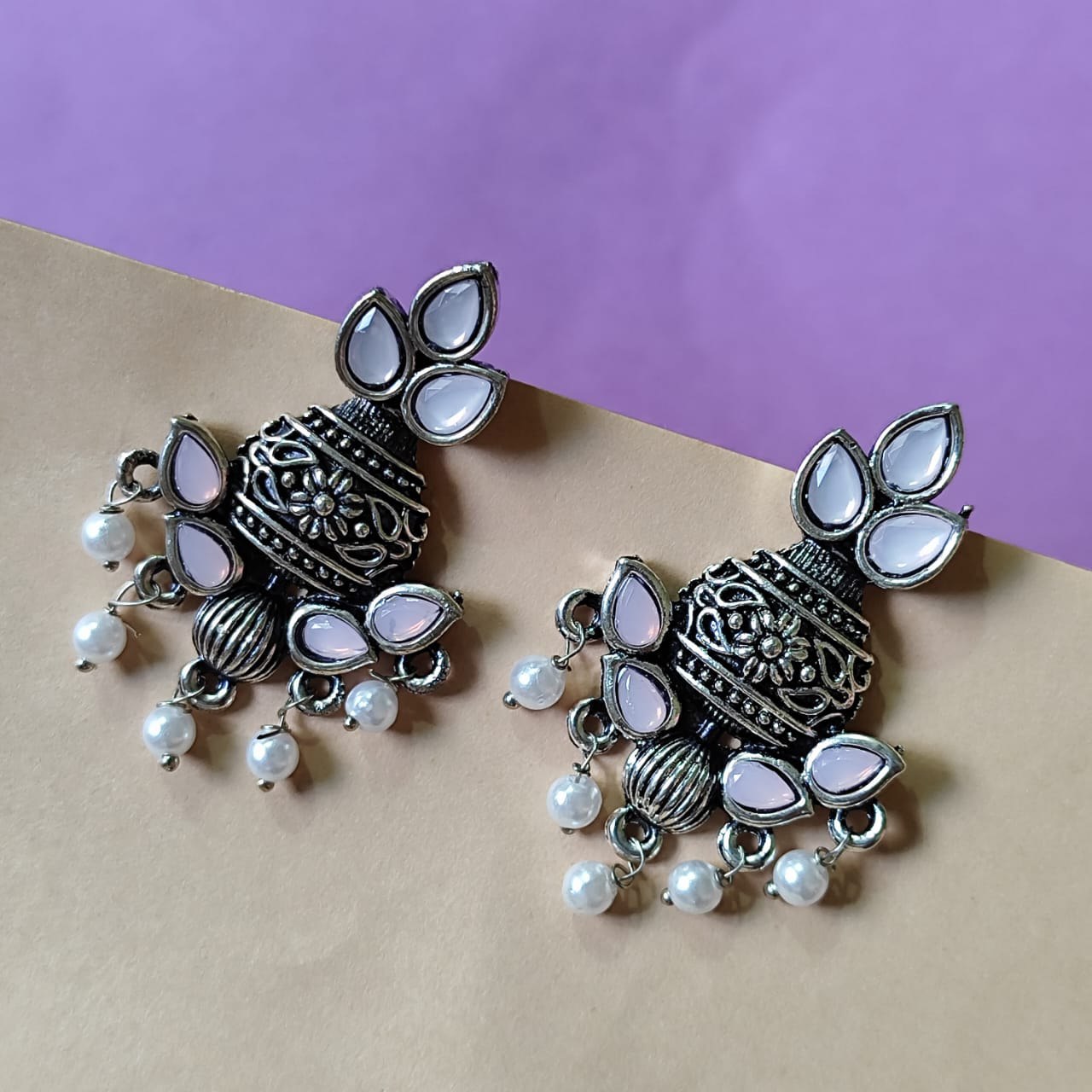 Pink Faye Earrings