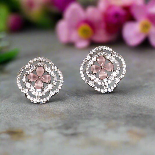 Pink  Jaya Studs