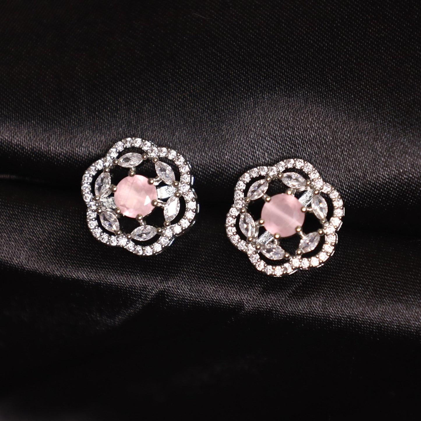 Pink Jaya Studs
