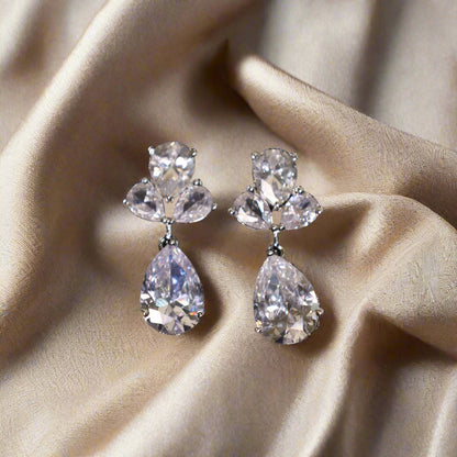 Silver Milazir Danglers