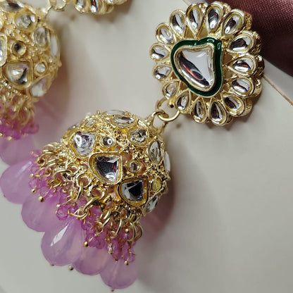 Lavender Rakhi Jhumka