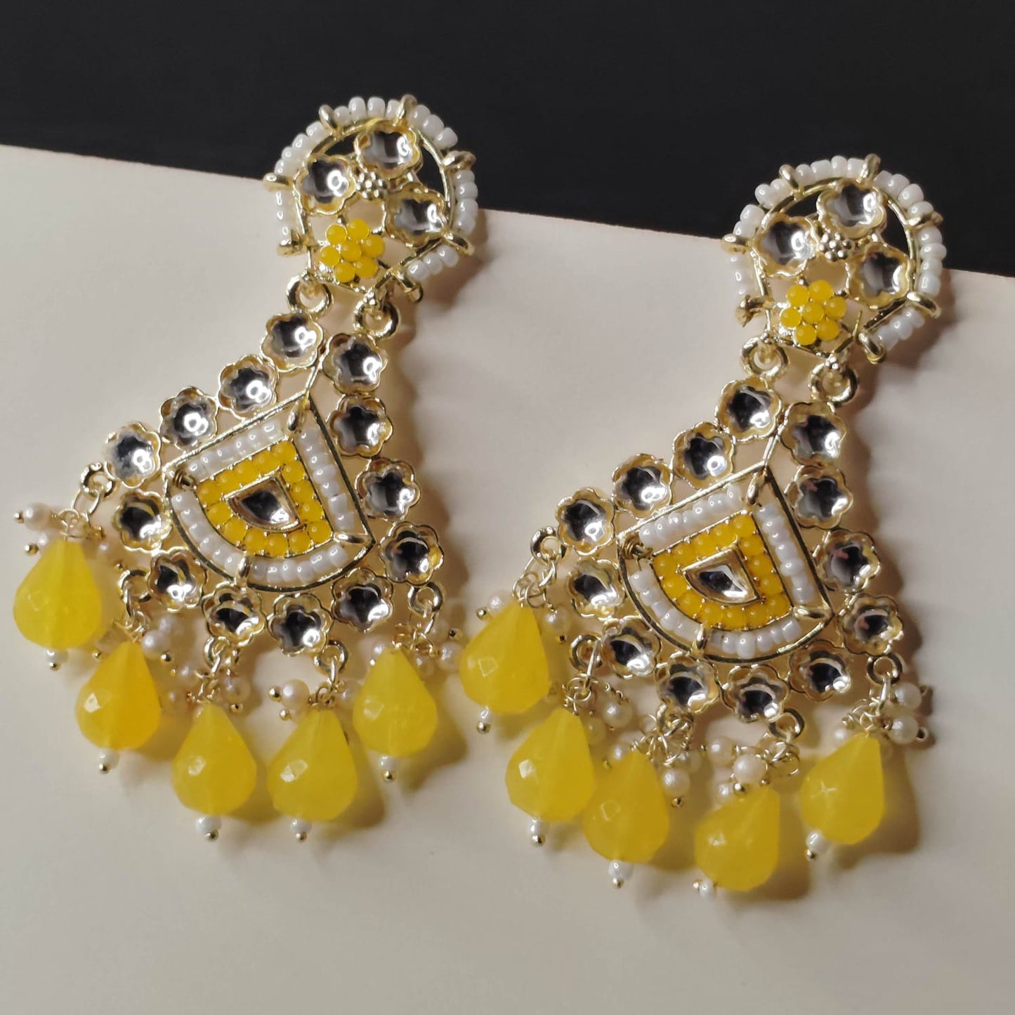 Yellow Nitya Earrings