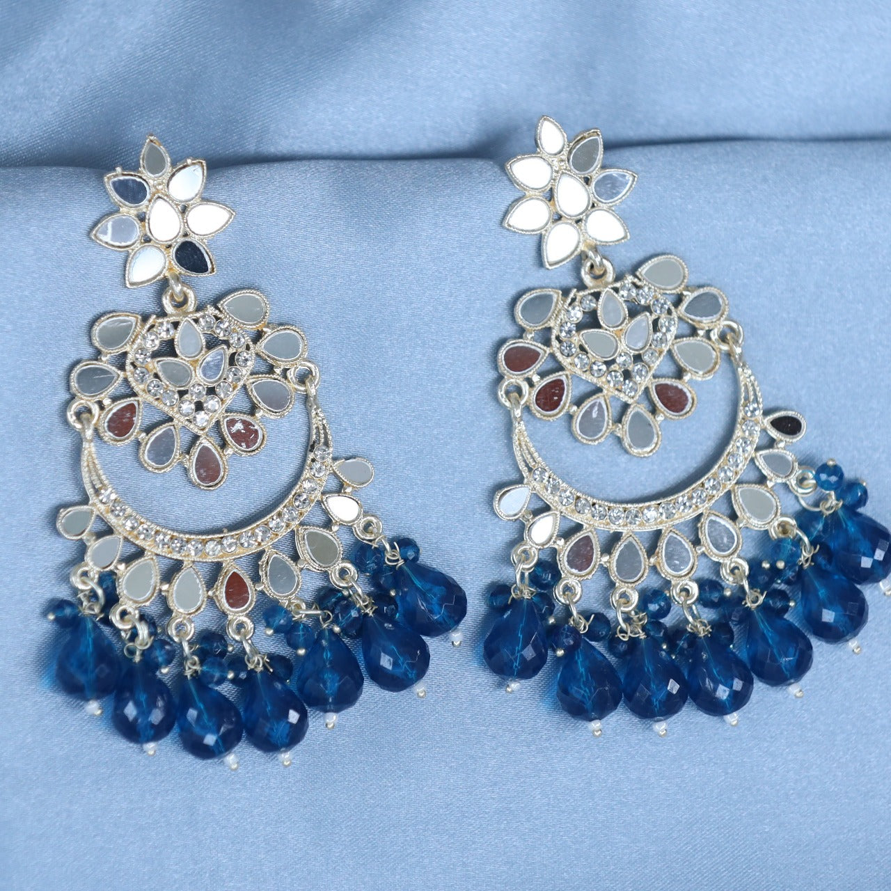 Navy Blue Aruna Earrings