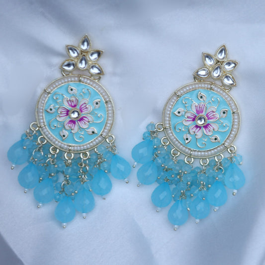 Blue Radha Earrings