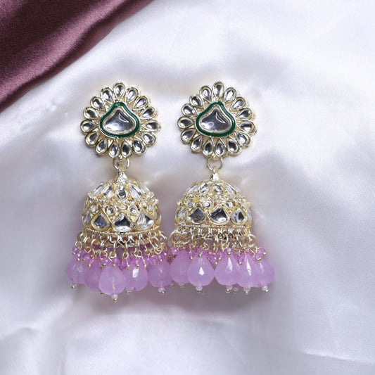 Lavender Rakhi Jhumka