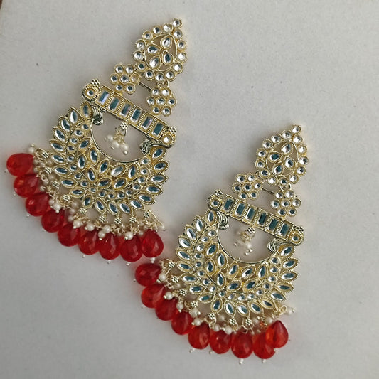 Red Rashmi Chandbali